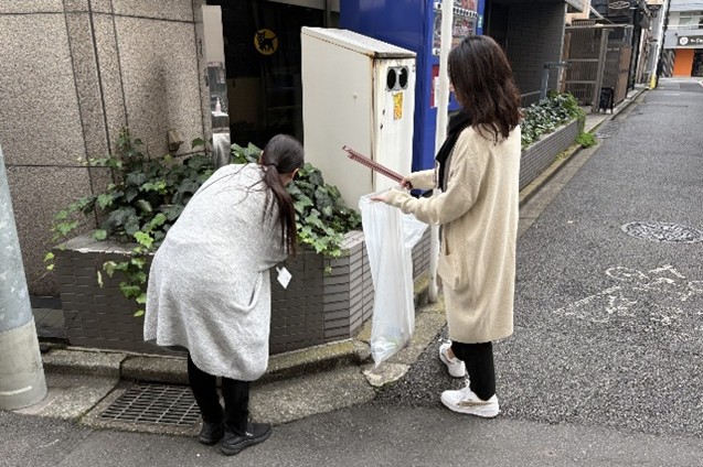 清掃活動の様子