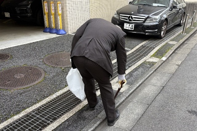 清掃活動の様子